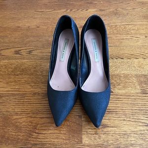 Charles and Keith textured 3.5 inch stiletto